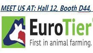 Meet us at EuroTier 2018, Hannover, Germany, Nov 13-16